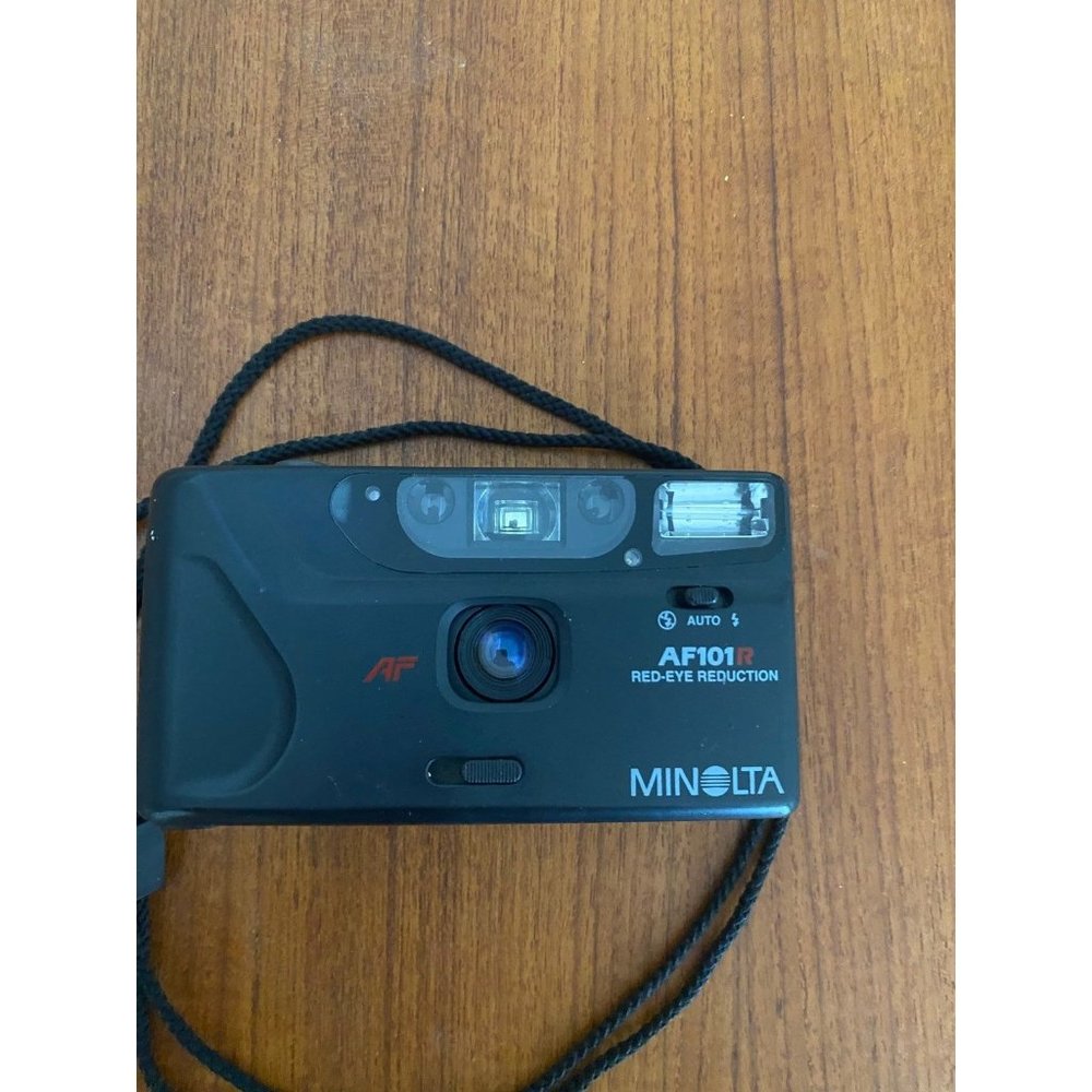 Minolta AF 35MM AF101R Point Shoot Film Camera Red Eye Reduction